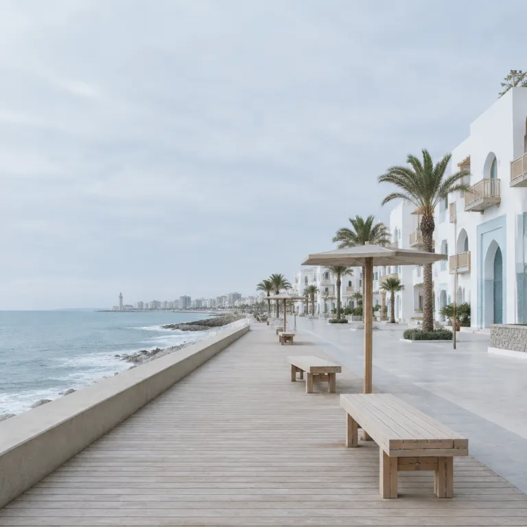 Casablanca beach elegance: where the Atlantic meets Moroccan city style