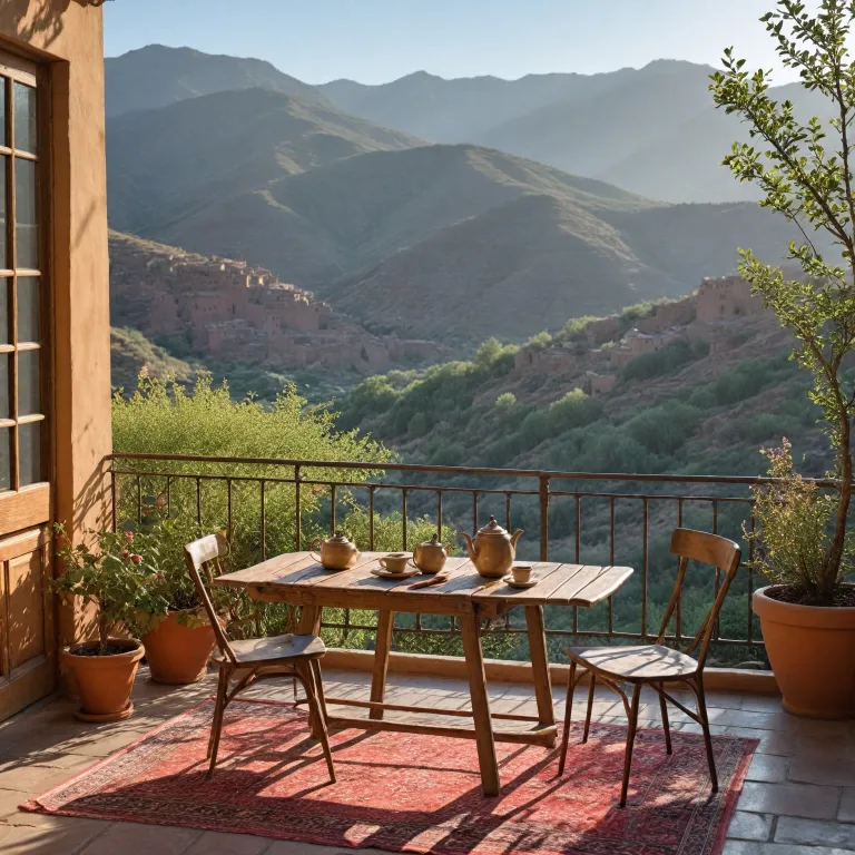 A serene stay at douar samra in imlil, morocco